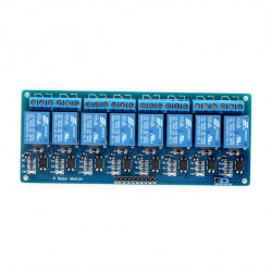 8 Channel 5VDC Relay Module With Optocoupler