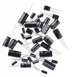 200pcs 0.1uF-220uF Electrolytic Capacitor Assortment Kit with Box