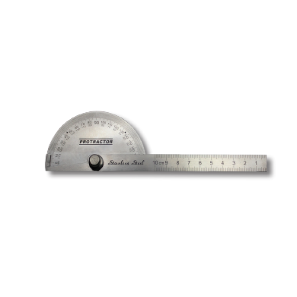 STAINLESS STEEL PROTRATOR 100 mm